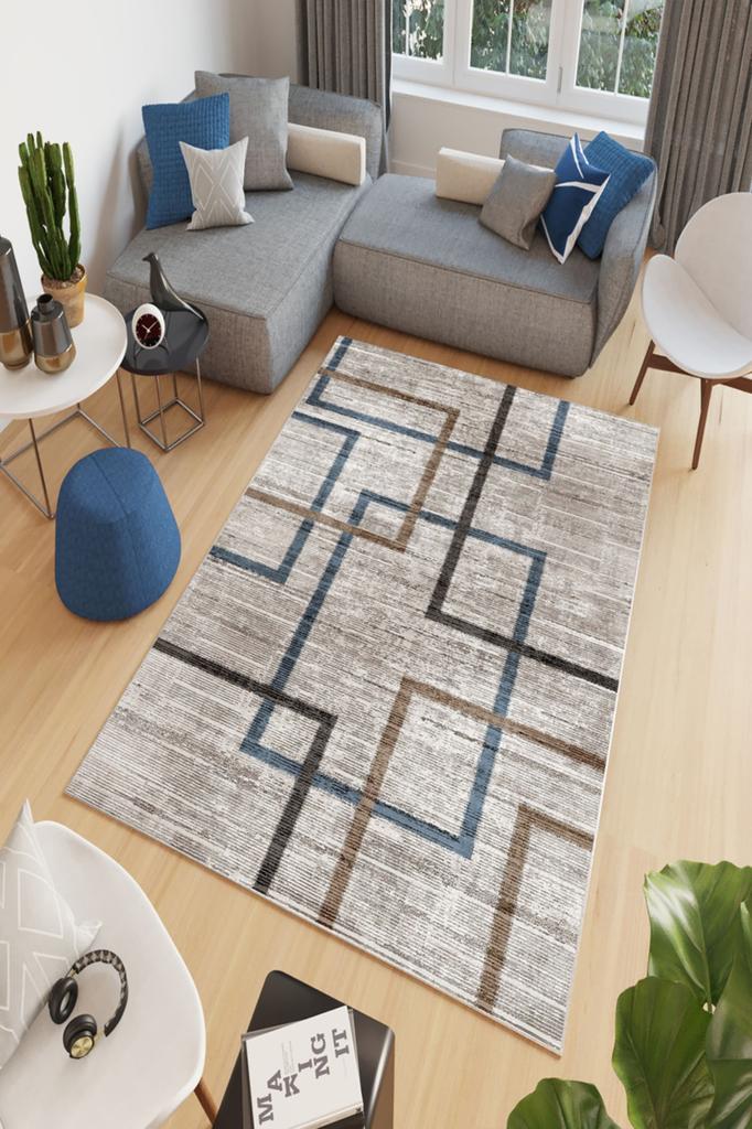 Covor de uz casnic modern, imprimat 3D, decorativ, design special, lavabil, antiderapant, rezistent la pete, moale, pentru dormitor, sufragerie