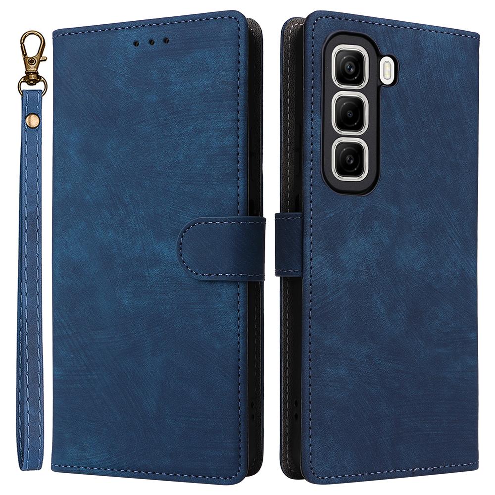 For Infinix Hot 50 5G X6720 Wallet Case RFID Blocking PU Leather Cover Stand View