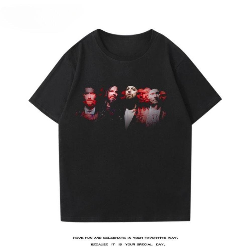 Trička metalové rockové kapely Bullet for My Valentine, Pánská a dámská trička s potiskem pro páry s krátkým rukávem, Pro každodenní nošení