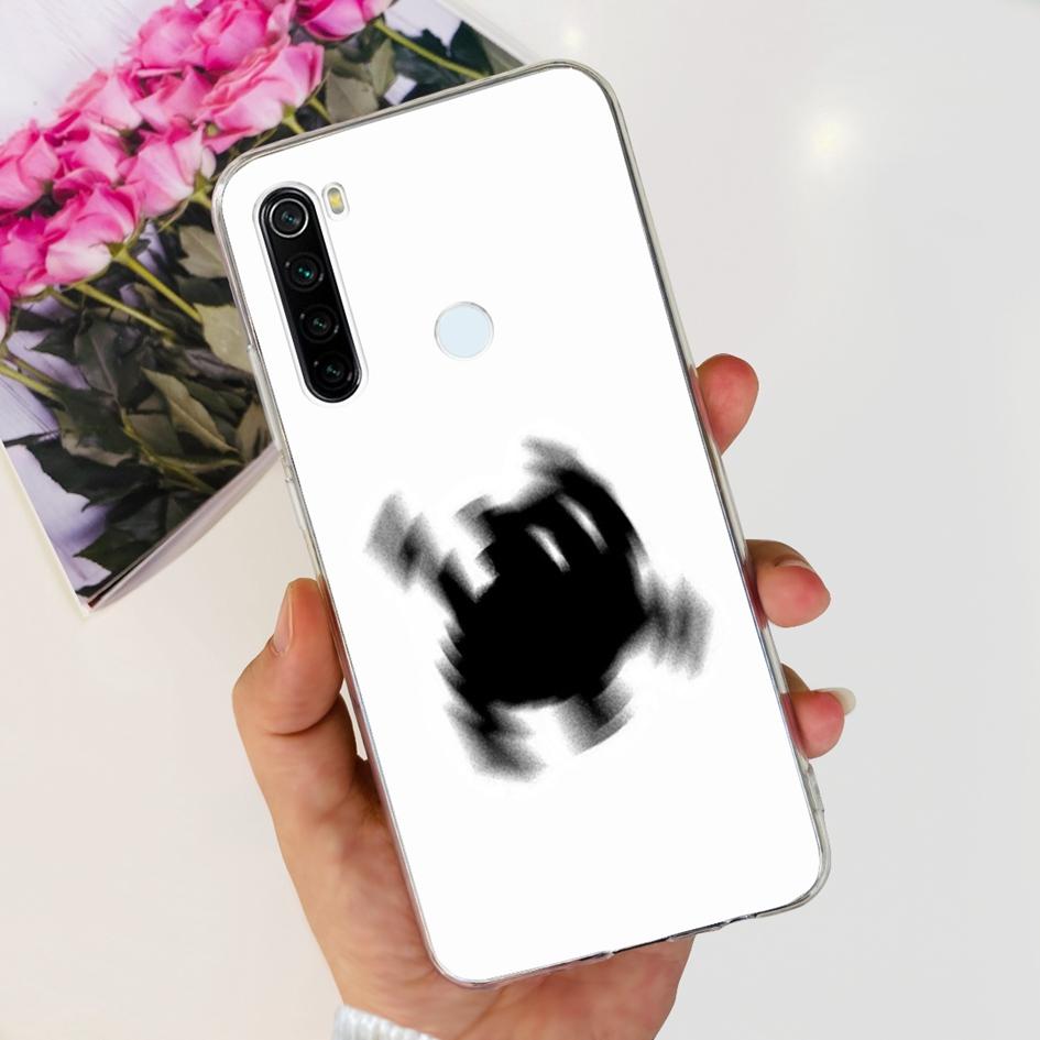 For Xiaomi Redmi Note 8 Case Cute Cartoon Soft Silicone Phone Cases For Xiaomi Redmi Note 8T 8 t Cover On Redmi Note8 Back Coque