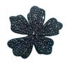 Aplique de Flor de Lantejoulas Autoadesivo para Vestido de Noite e Acessórios de Roupa