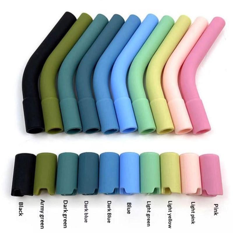 Reusable Stainless Steel Straws With Soft Colorful Silicone Tips Perfect For Smoothies Juices Cocktails Home Parties Daily Use