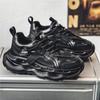 Fashion Fashion Men Shoes Thick Bottom Casual Mesh Breathable Designer Chunky Sneaker for Men Lace Up Sports Running Shoes Men Sneakers