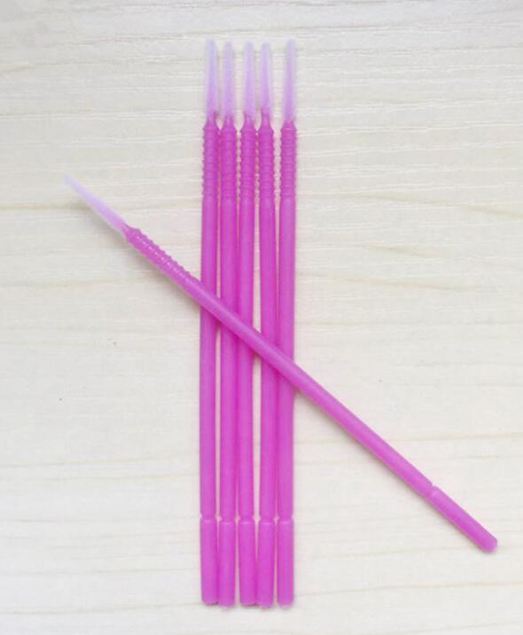 High Quality No Lint Disposable Micro Swabs Micro Brush Applicators for Eyelash Extension Small Clean Brush 100  Pcs Per Bag