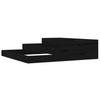 Vidaxl Donica, Czarna, 107X107X27 Cm, Lite Drewno Sosnowe
