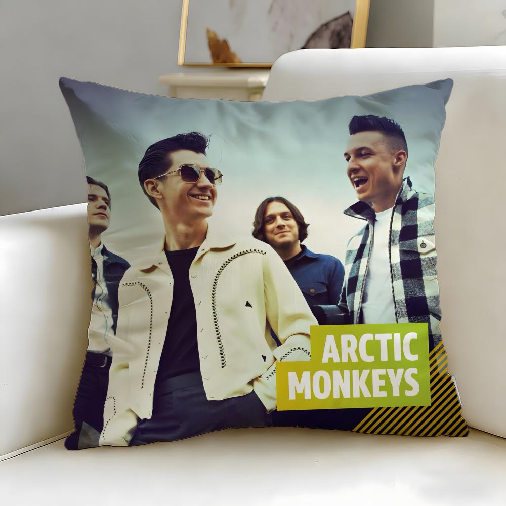 classic band Arctic Monkeys Cushion Cover Soft  EasyWash Pillow Case  Versatile for Couch Bed Travel and Office