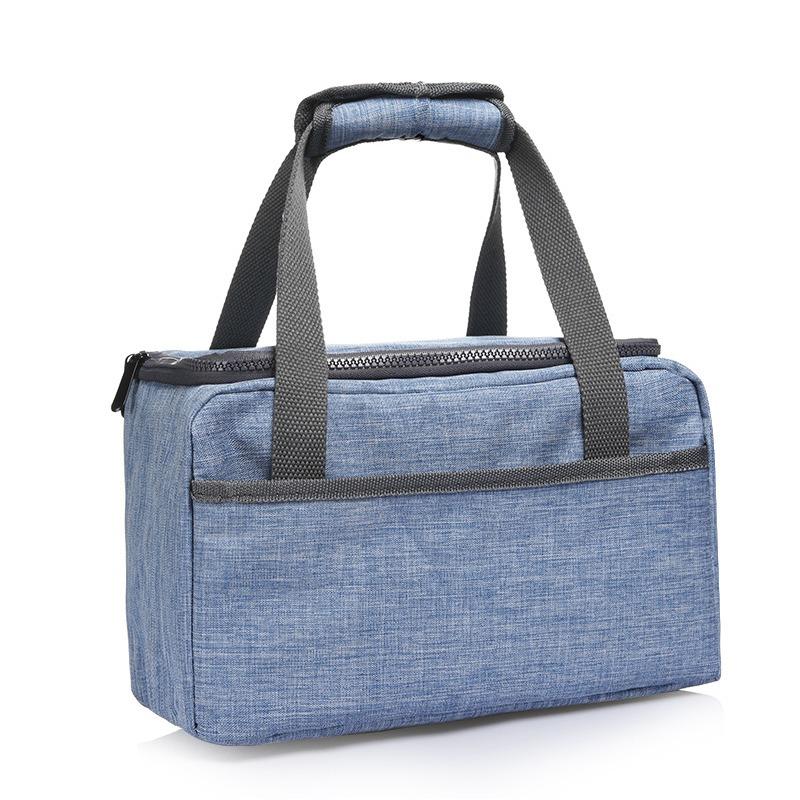 Picnic Insulated Bag with Ice Pack Handle Lunch Tote Box Thermal Meal Bag New Design