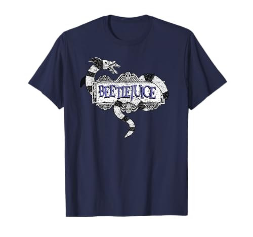 Beetlejuice Sandworm Text Logo T-Shirt