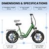 KINGBULL LITERIDE 2.0 500W City Commuter Electric Bike, 20 inches, maximum load capacity 180 kg, maximum range 90 km.