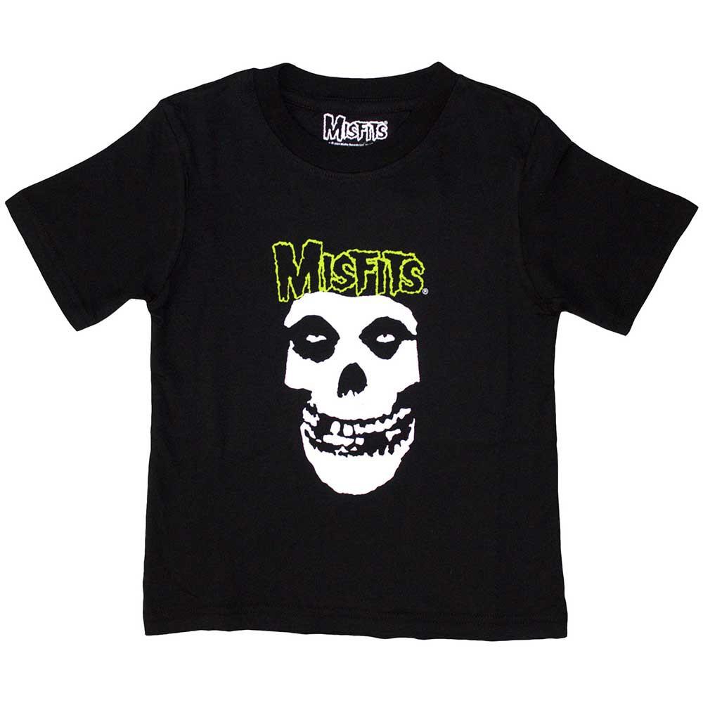 Misfits Kids T-Shirt: Skull & Logo OFFICIAL NEW L