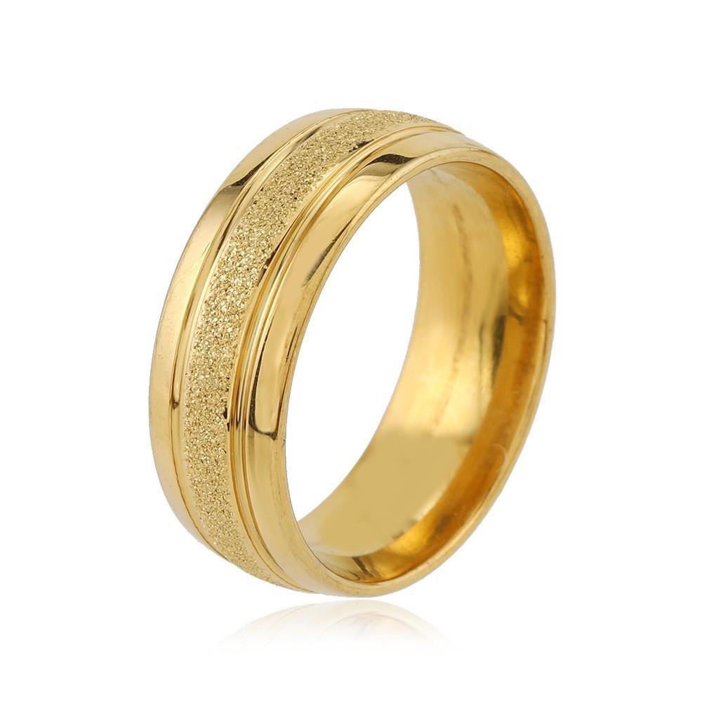 Stainless Steel Flower Pattern Rotatable Ring Set in Hip-Hop Punk Style (6 Pieces)