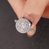Light Luxury High-End Single Ring Woman, Lady Elegant Temperament Ring, Fashionable And Shiny Design Sense