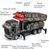 1:32 Missile Rocket Launcher Model Car Toy Alloy Body Rubber Tires Doors Opened Military Miniature Models Ornaments Kids Gifts