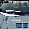 Vinyl Car Sticker Dog Car Rear Windshield Wiper Vinyl Art Decals For Truck Car Bumper Decor Poster Mural Decoration S8e4