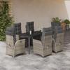 VidaXL Garden Dining Set with Cushions 7 Pcs, Patio Table and Chair, Patio Furniture, Outdoor Furniture, 3213289