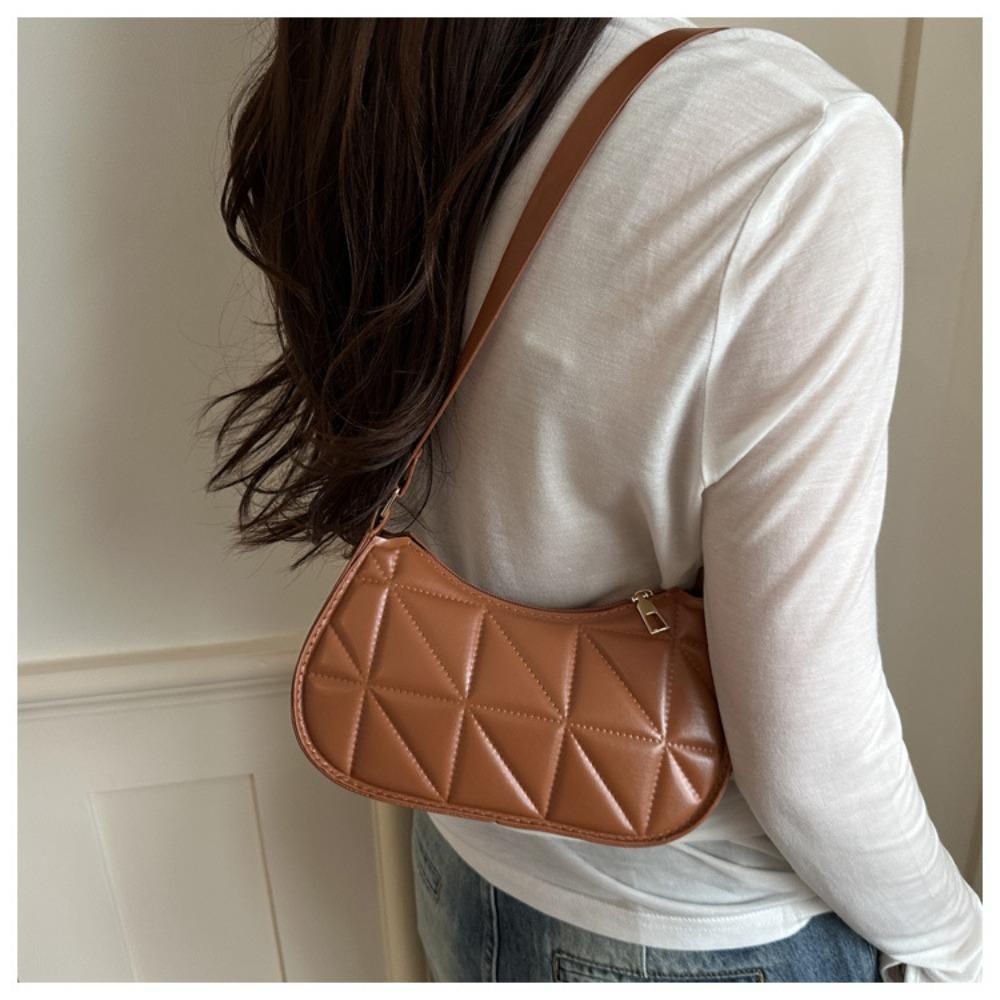 Niche Design Casual Handbag, Vintage Simple Shoulder Underarm Bag Fashion Daily Commute Crossbody Purse