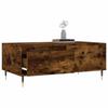 VidaXL Table basse Chêne fumé 90x50x36,5 cm Bois d'ingénierie 830801