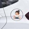 Simulation of Cute Girl Car Fuel Tank Beautification Decoration Sticker
