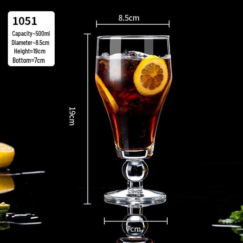 

HANDUNYOU 500ml Reinforced Stemmed Glass Cup