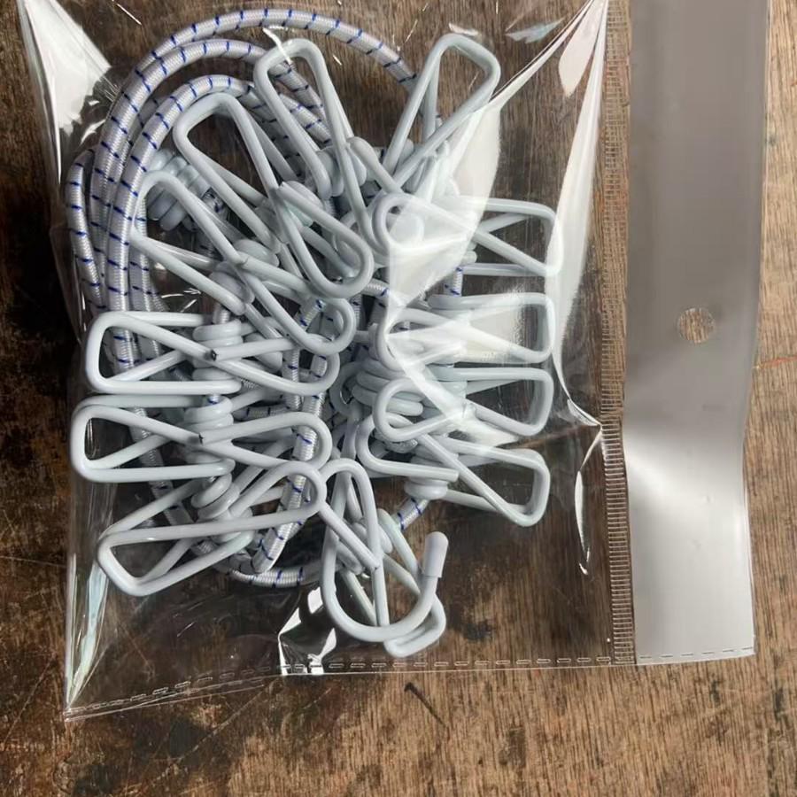 Durable No-Drill Windproof Clothesline for Indoor/Outdoor Use - Non-Slip Drying Rope for Travel, Dorms, and Quilt Drying.