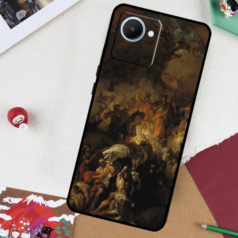 Renaissance Art Painting For Realme 14 Pro Plus 13 10 11 12 GT 6 5 6T GT7 Pro C61 C55 C53 C51 C21Y C25S C67 C75 Case