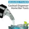 Measured Automatic Wine Pourer 1/3pcs Quick Accurate Spirit Dispenser No Drip Liquor Pour Spout for Home Bar Party Pub Use