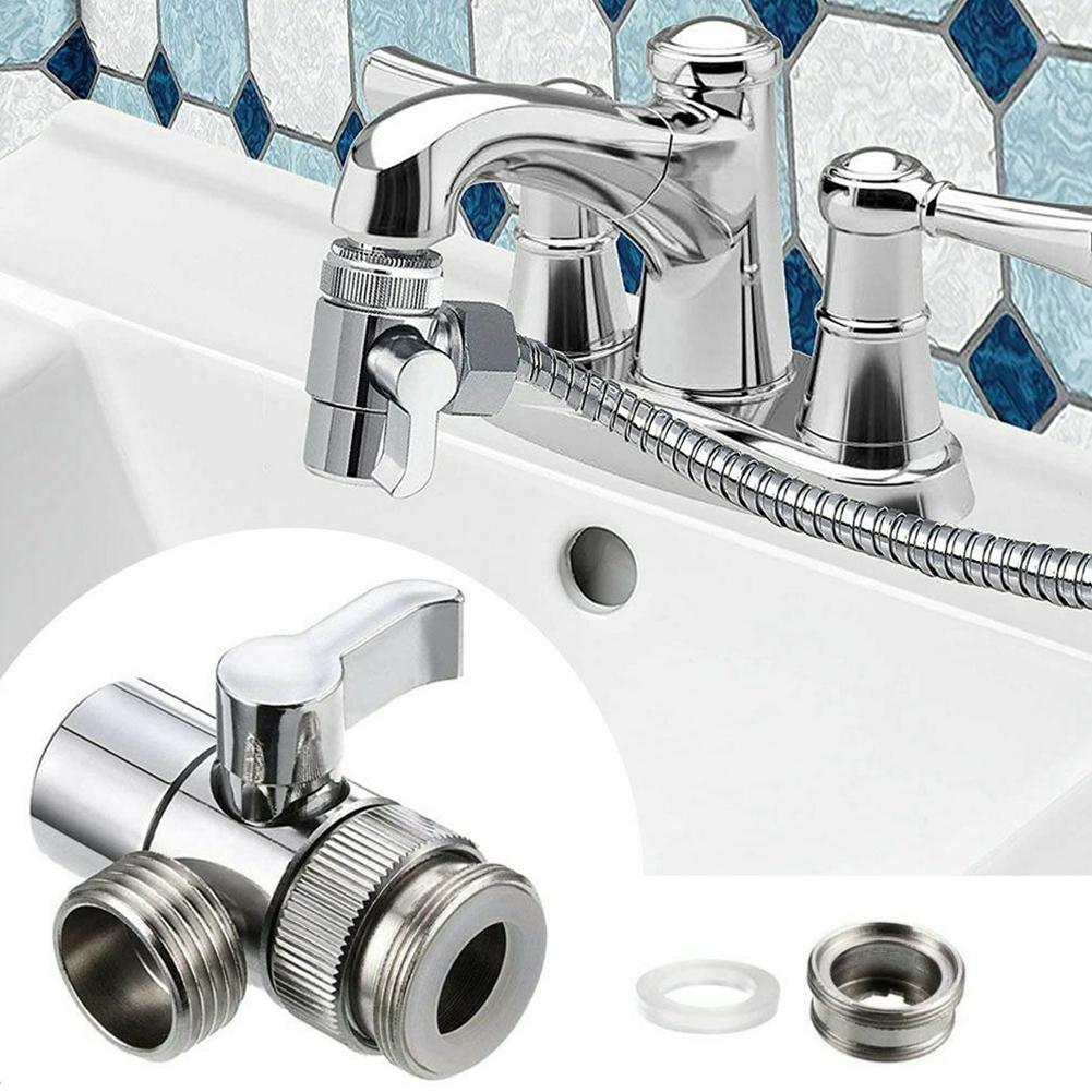 Kichen Accessories Valve Diverter Faucet Diverter 3-way Bidet Shower Connector Diverter Faucet Adapter For Toilet Sink Splitter