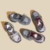European Station silver thick-soled heightening dad shoes for women 2025 autumn and winter new mesh breathable sports and leisure shoes for women