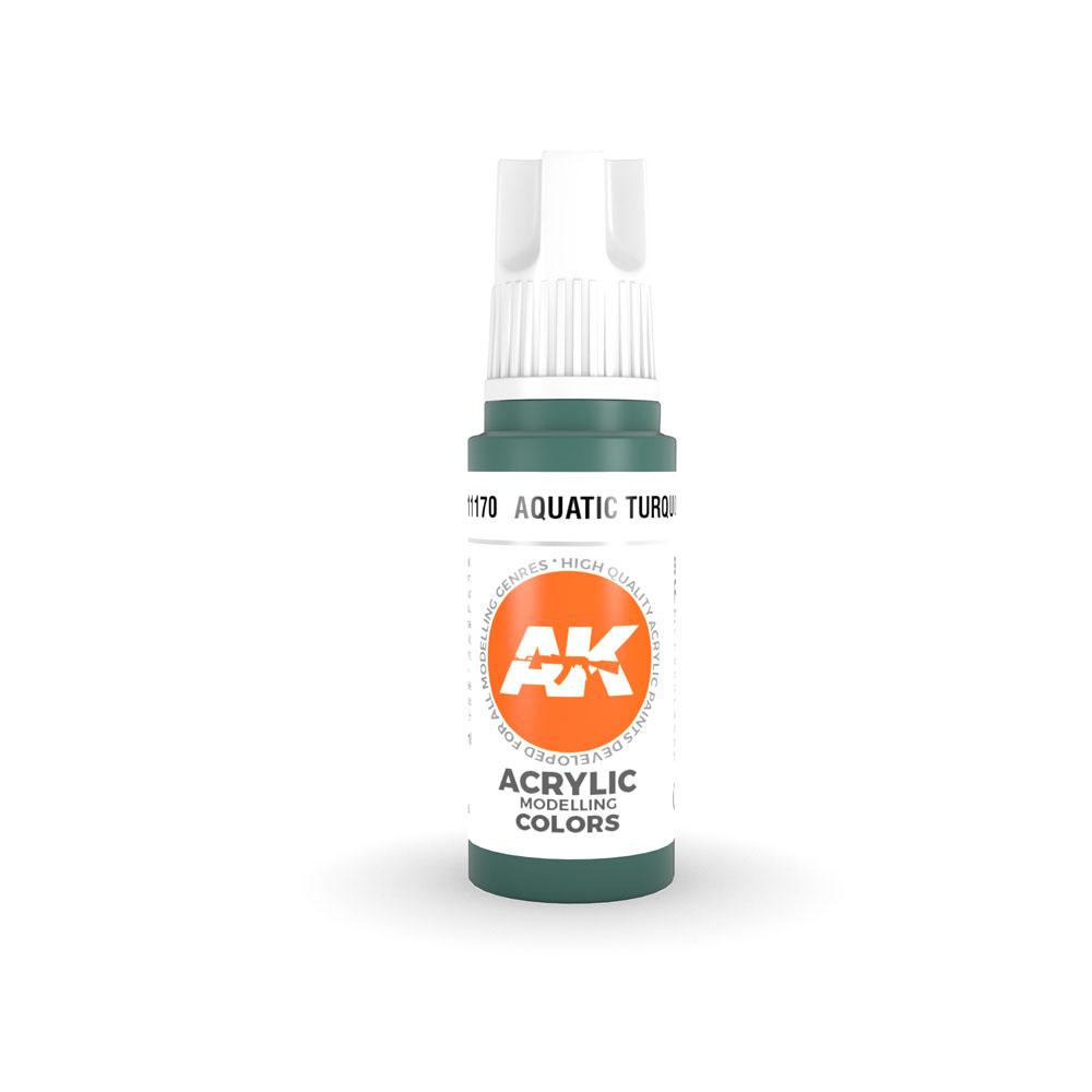 AK Interactive 3Gen Turquoise Acrylic Paint 17mL (Aquatic)