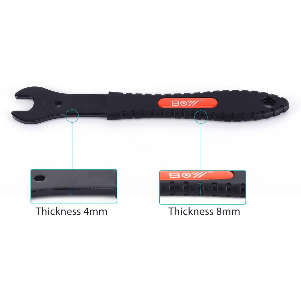 Bicycle Cone Wrench Tool Bicycle Wheel Hub Cone Adjuster Wrenches for Outdoor Cycling Repair