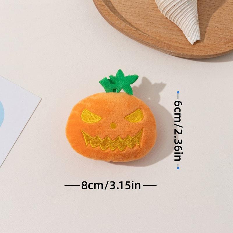 Pumpkin Halloween Dolls Large Pumpkin Ghost Face Modelling Halloween Cat Toys with Bb Call Bite-resistant Teething