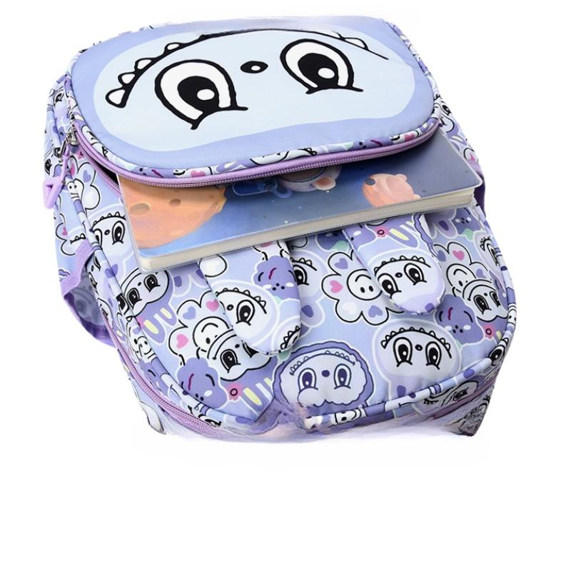 Modă Labobo Rucsac Școlar Drăguț Desen Animat Mat cu Bule Ușor Rucsac pentru Copii Imprimeu la Mod Grădiniță Copil 3-6 Ani Genți de Umăr Duble