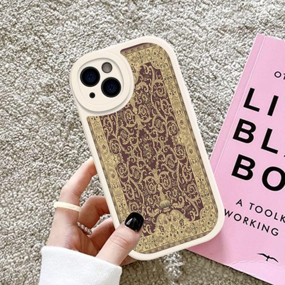 Persian Carpet Phone Case Hard Leather For iPhone 14 13 12 Mini 11 14 Pro Max Xs X Xr 7 8 Plus Fundas