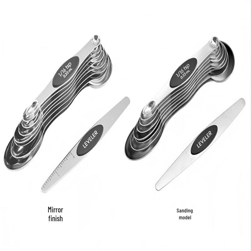 Magnetic Double-Head Stainless Steel Measuring Spoon Set
