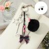 Braided Rope Keychain Bag Charms Handbag Hanging Ornament Bag Accessories Backpack Pendant Charm for Women Girls Gifts