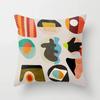 Decorative Home Pillow Case Cushion Covers  Nordic    Pink Red Morandi Geometric Abstract  Yellow