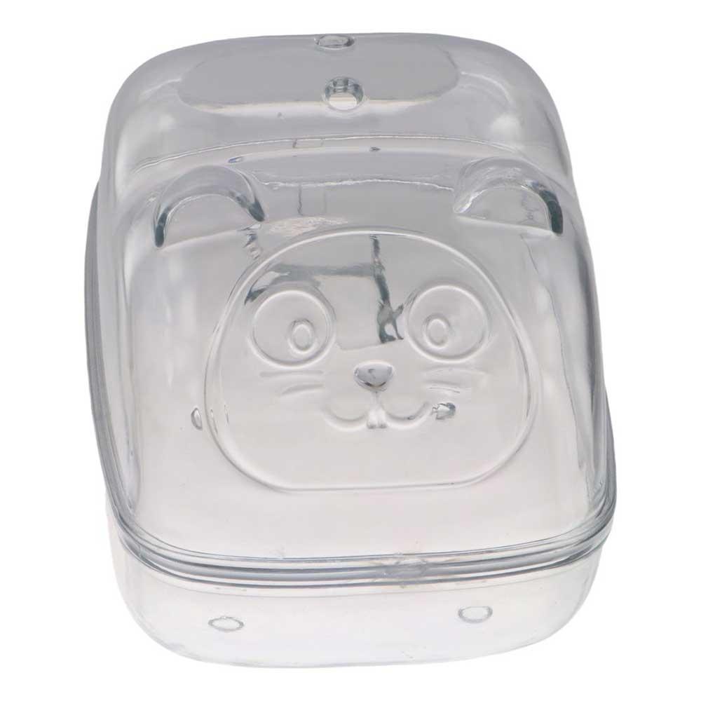 Guinea Pig Indoor Plastic Bathing Toilet Transparent Potty Trainer Sand Bath Corner Litter Container Box Hamster Sand Bathroom