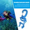 Diving Hose Holder Clip with Snap Hook Heavy Duty Diving Double BCD Hose Regulator Retainer Buckle Clamp Dive Snorkeling Accessories