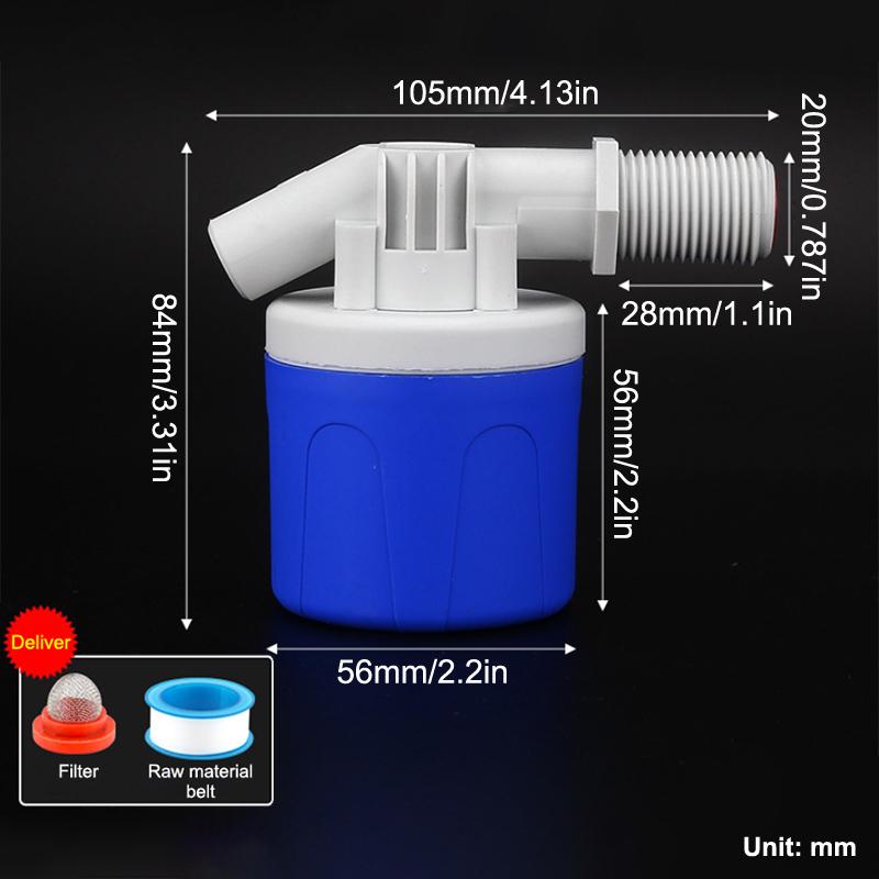 Automatic Water Level Control Valve Float Ball Valve Storage Tank Tower Float Ball Switch Inlet Valve Automatically Stops