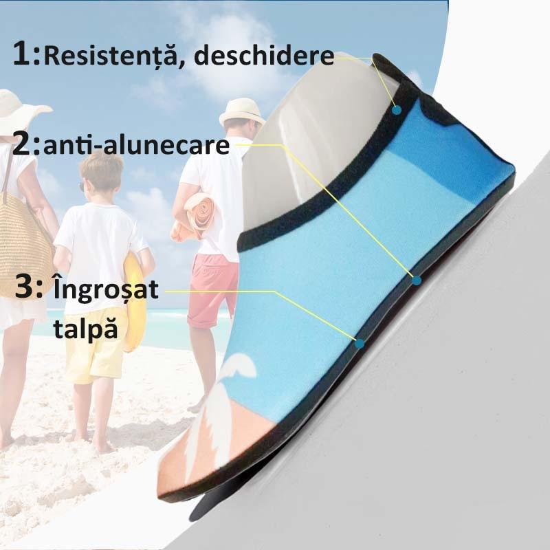 Parent-Child Beach Shoes Water Shoes Quick-Dry Breathable Anti-Slip Outdoor Aqua Shoes Kids Size 32-33 Nature Pattern Ultra Lightweight
