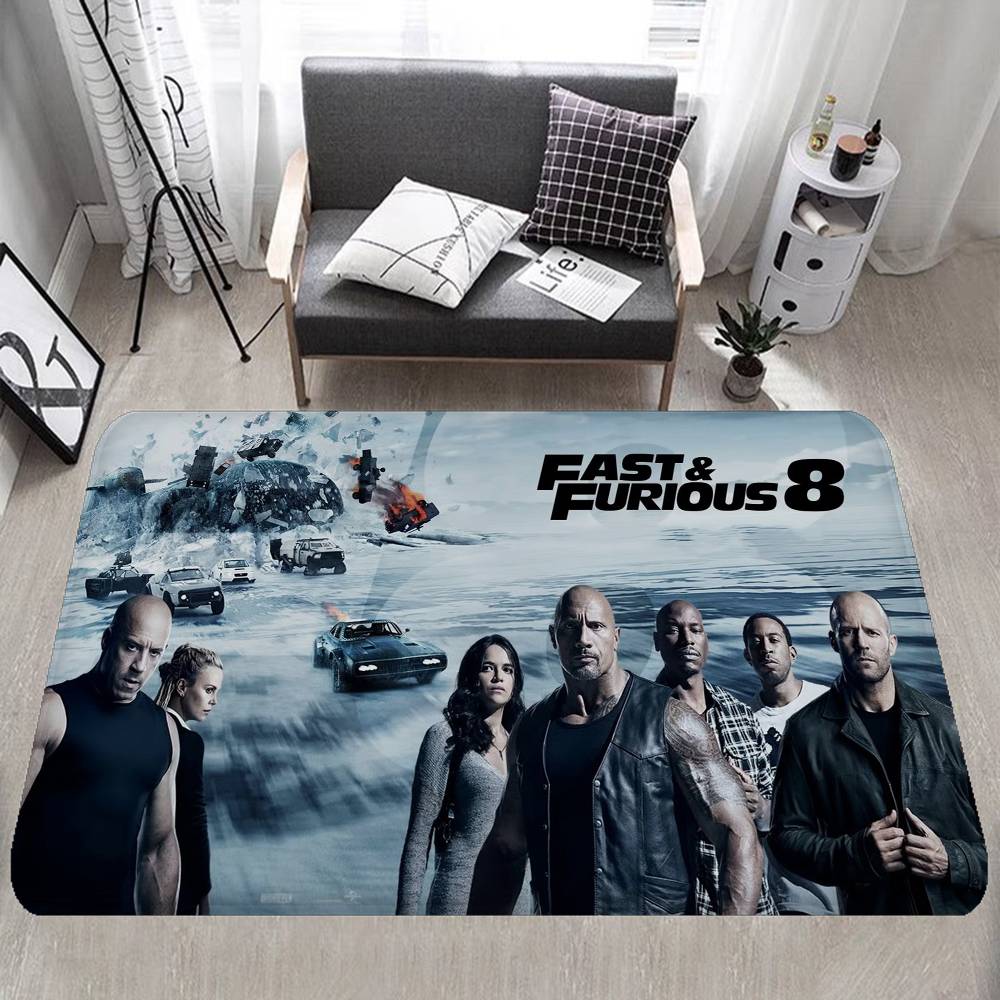 Fast And Furious Classic Vintage Entrance Door Mat Nordic Style Bedroom Living Room Doormat Balcony Anti-Slip Modern Home Decor