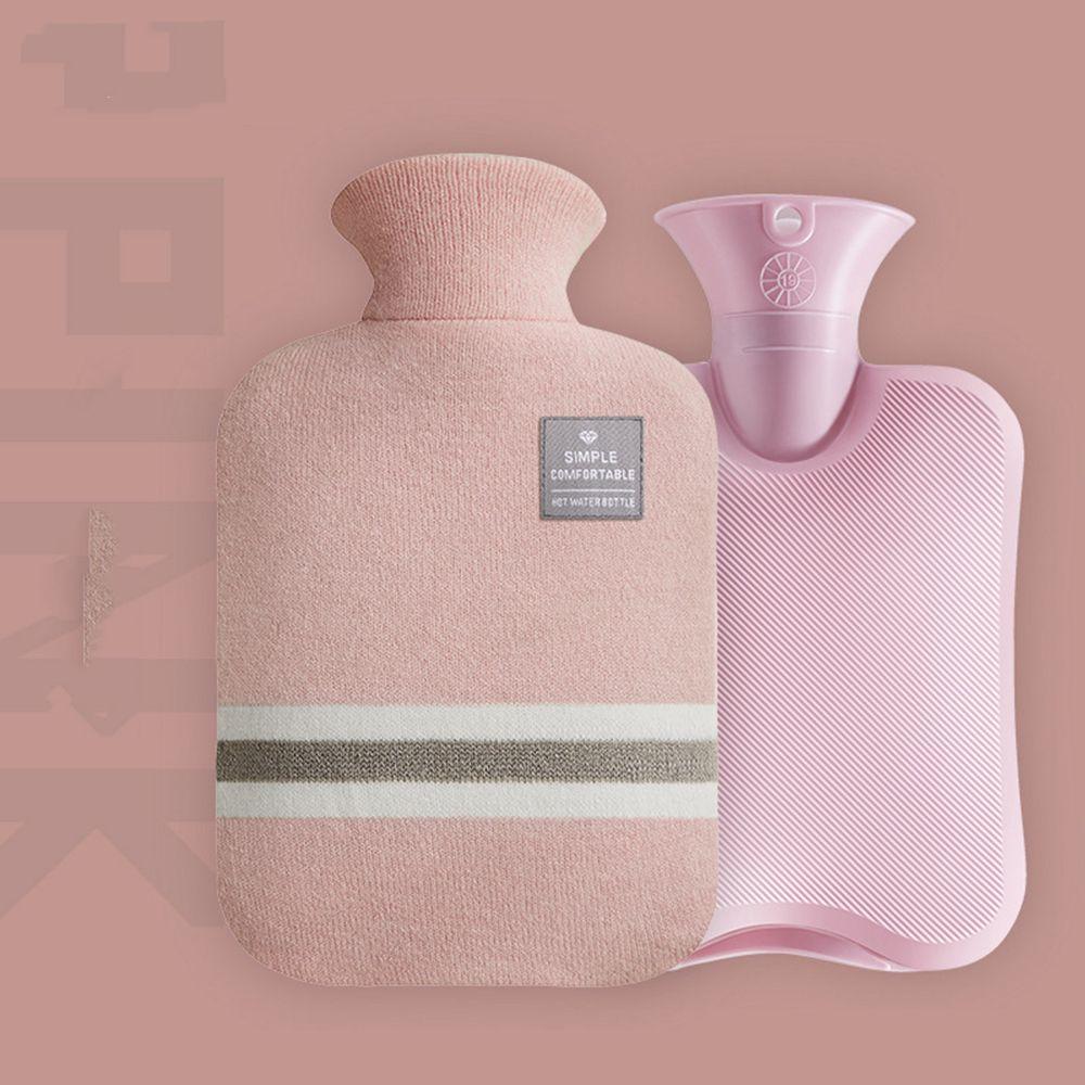 

Water-filling Hand Warmer Students Winter Hot-water Bag Warm Water Bag Warm Bag Hot Water Bottle light pink-1000ML