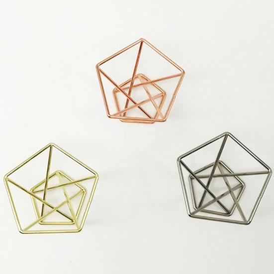 Suport pentru plante decorative geometrice de 3 bucăți din metal, utilizat pe scară largă Suport pentru plante de aer pentru decorare pentru bar