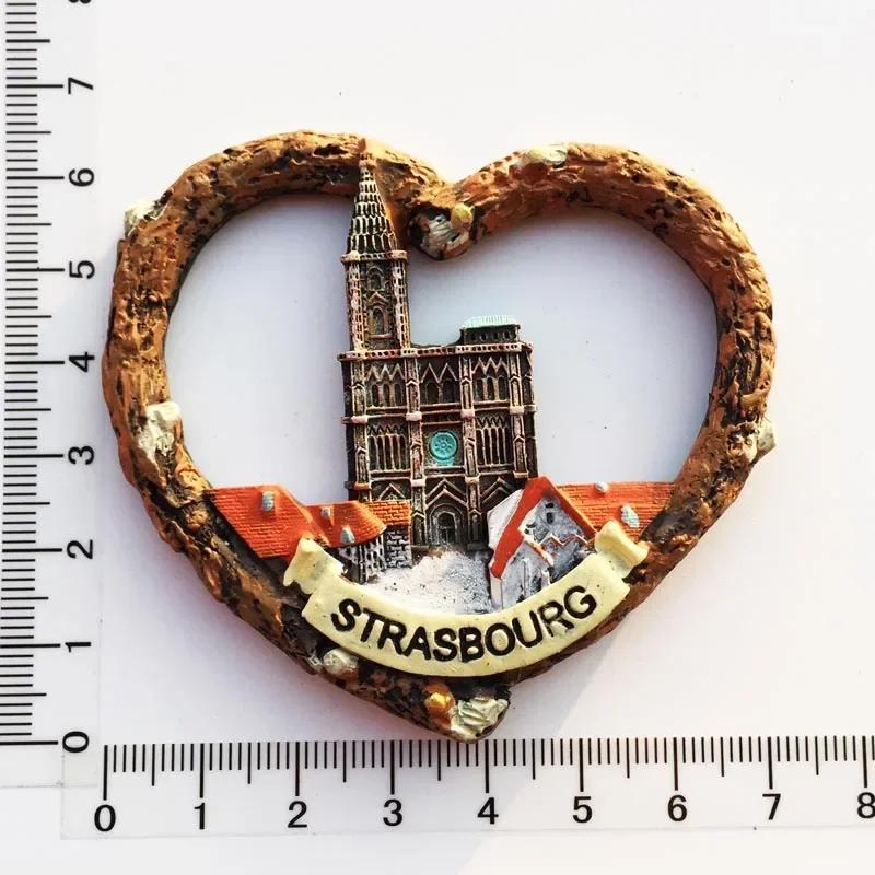 França Lembrança Turística Ímãs de Geladeira Estrasburgo Cannes Nice Alsácia Menton Adesivos Magnéticos Franceses Decoração Presentes de Viagem