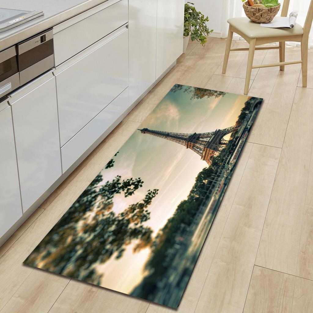 Creative Tower Water Absorption Non-Slip Entry Pad Foot Pad Toilet Kitchen Floor Mat Bedroom Living Room Carpet