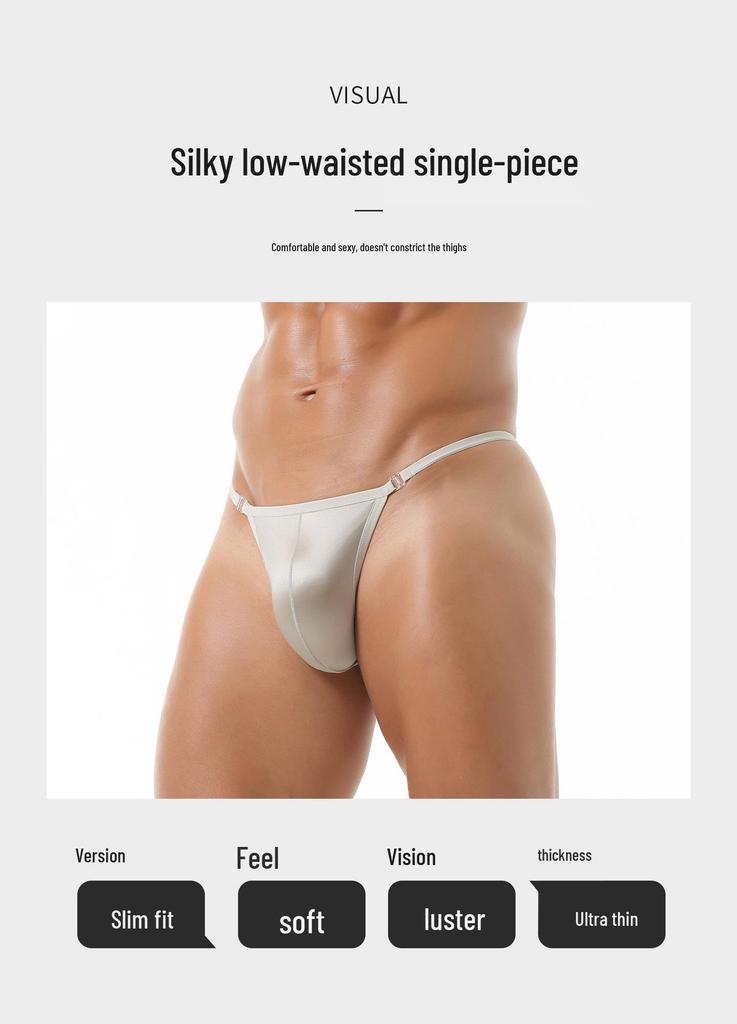 Unisex Seamless Thong: Hip-Hugging Summer Panties for Curvy Figures