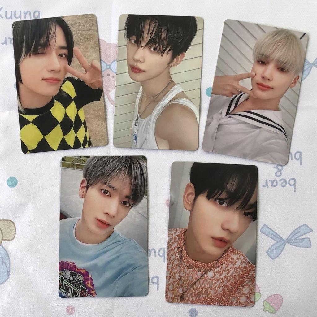 [USED] TXT 2nd FIGHT Chinese OR ESCAPE Bonus 5 Trading Cards