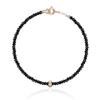 Lunne 14K Diamond Pebble Natural Spinel Bracelet (14K Gold) #Lfb03