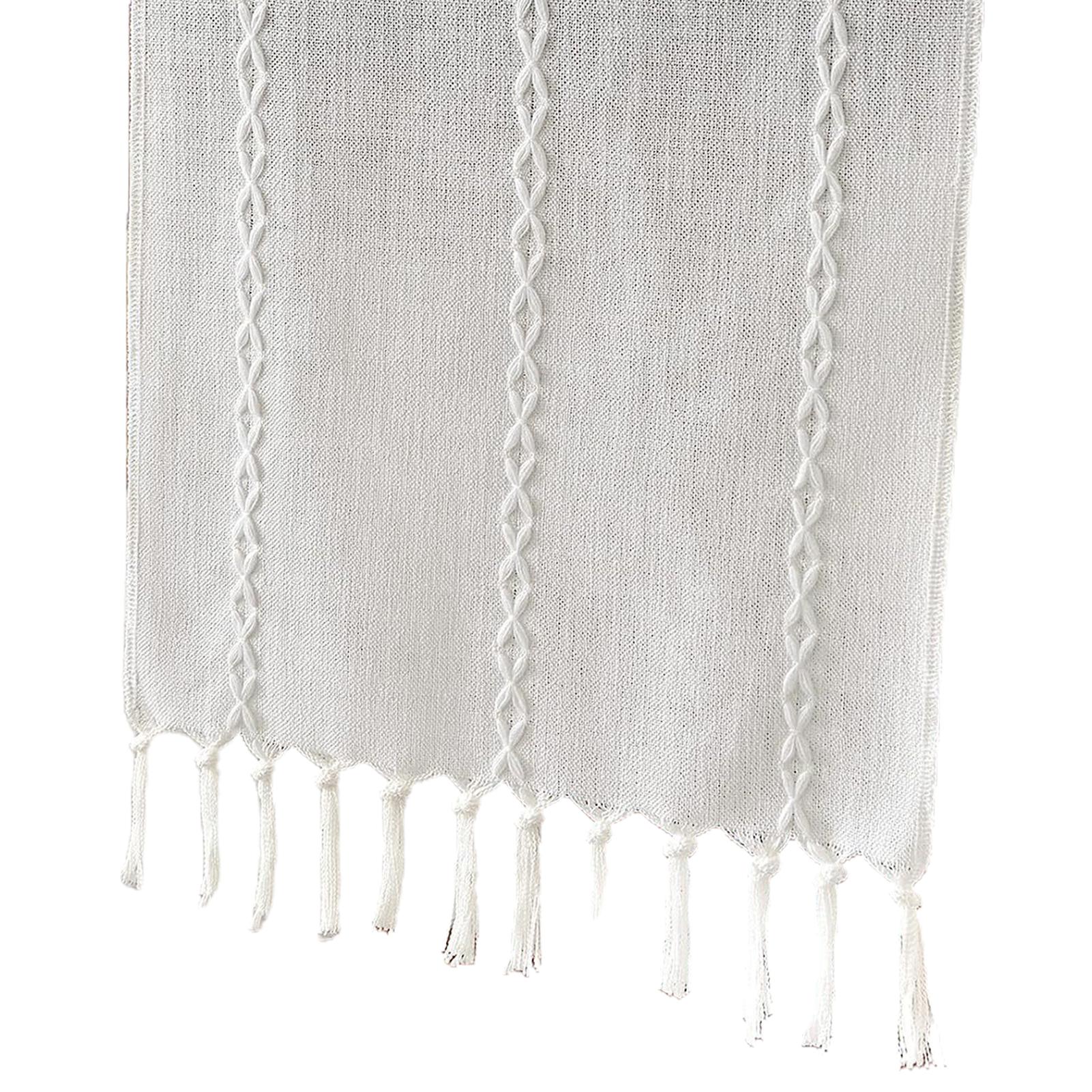 

Дорожка на стол с кисточками, удобное уникальное украшение стола, подарок на новоселье 33 x 140cm