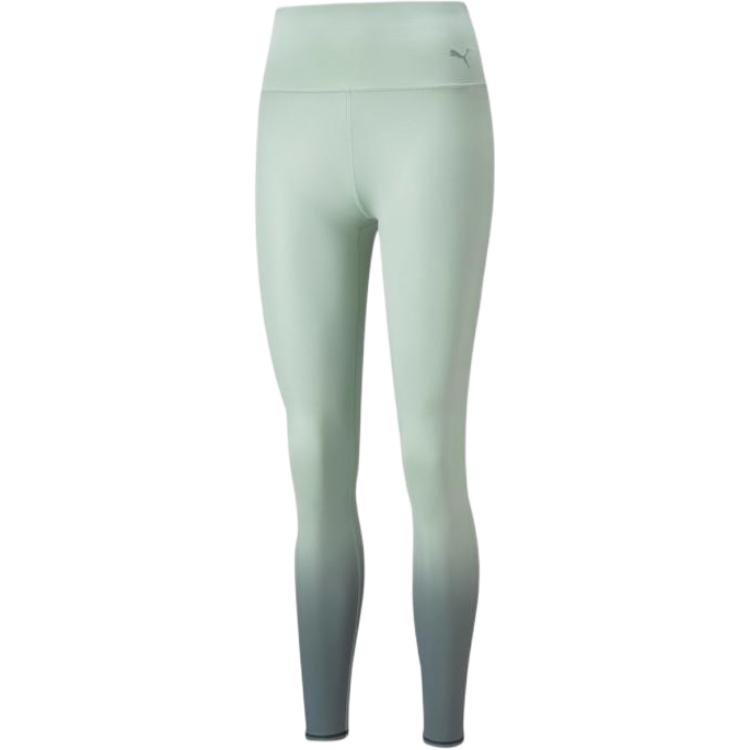 

Женские спортивные леггинсы для йоги Puma с градиентным логотипом и высокой талией, зеленые 521060-77 M